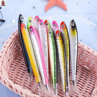 Bút bi cá thực tế Kawaii Bút cá mới lạ Đảng câu cá ủng hộ cho trường học Văn phòng tiệc tại nhà