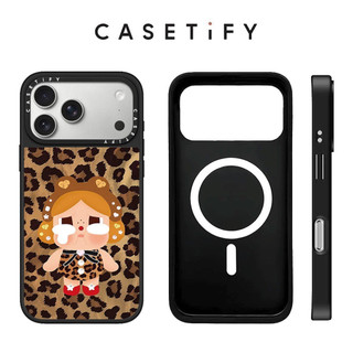 Ốp điện thoại cứng gương in họa tiết da báo từ tính cho iPhone 17 Pro Max 17 Air 16 Plus 15 14 13 12 11 Vỏ chống sốc