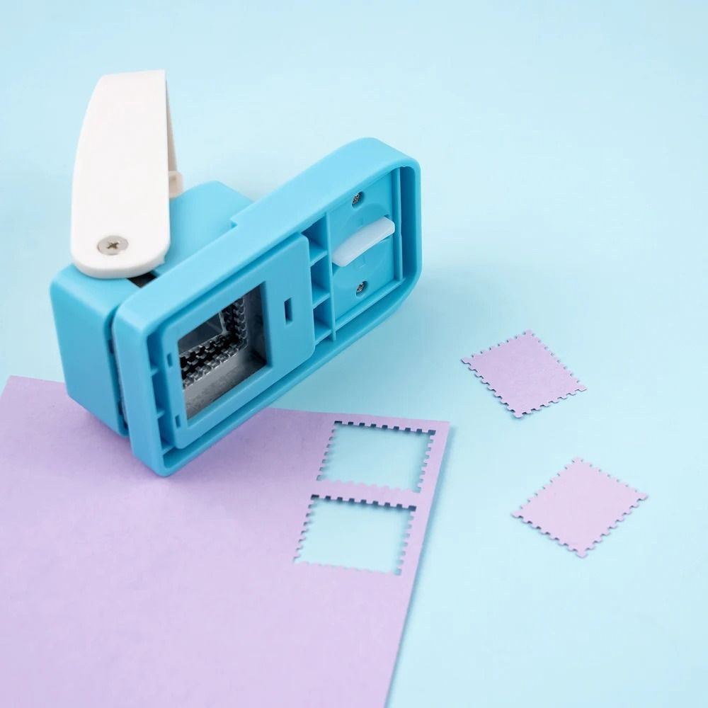 Dập nổi tem thủ công BAMBOOB, máy dập nổi DIY tinh tế, đục lỗ hình tem di động cho scrapbooking giấy
