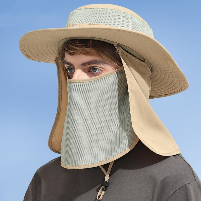 Mũ ngư dân CAMEL CROWN chống nắng bảo vệ cổ toàn diện ngoài trời