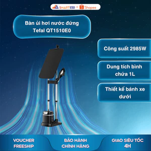 Bàn ủi hơi nước đứng Tefal IXEO Plus QT1510E0 - Thiết kế nhỏ gọn - Bảo hành chính hãng 24 tháng