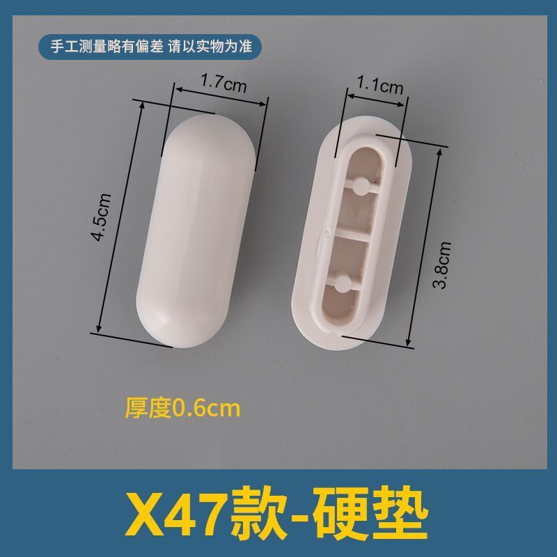 Vỏ Vệ Sinh Nắp Trên Miếng Đệm Chống Va Chạm Miếng Đệm Đầu Nấm Nhà Vệ Sinh Nhựa Cao Su Silicon Miếng Đệm Chống Trơn Trượt X45-96