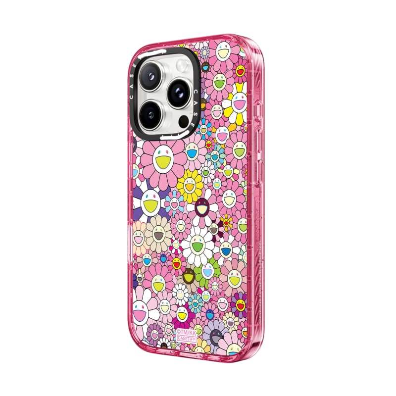 CASECASE X Hoa Hướng Dương Nhiều Màu Sắc Hồng Fizz Màu Trong Suốt Cứng Hút Từ Tính Tác Động Dành Cho Apple IPhone 12 13 14 15 16 17 Pro Max Air Plus Có Hộp