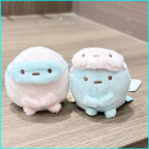 HK1 Sumikko gurashi Gurashi Pastel Dango Tenori Plushie Túi búp bê bông sang trọng dễ thương Charm KH1
