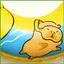 Bể Bơi Phao Vòng Hoạt Hình Capybara PVC Chống Rò Rỉ Đồ Chơi Nước Bơm Hơi Ống Bơi Cho Lounging Đi Biển Trò Chơi Nước wipqsvn