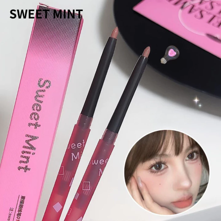 SWEET MINT Bút kẻ viền môi son kem lì bút kẻ viền môi định hình dáng môi tự nhiên