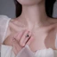 Vòng cổ Giá cả phải chăng Tính khí thời trang sang trọng Dây chuyền xương đòn phong cách cổ điển