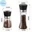 Pufangbliss Pepper Sea Salt Grinder Ergonomic Có thể điều chỉnh lõi gốm bằng thép không gỉ cho quà tân gia Lựa chọn VN
