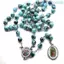 Unstop * Dây chuyền hình bầu dục Công giáo tôn giáo thời trang dành cho nữ Hạt Jewerly Quà tặng