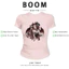BOOM Áo Baby Tee Nữ Cotton Ôm Body-Áo Thun Ngắn Tay Y2K In Hình PhongCách Mùa Hè, Cổ Tròn Hàng Đầucách hàn quốc phong694