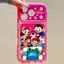 Ốp điện thoại Acrylic hình chú gấu hoạt hình cho iPhone 17 Pro Max 16 15 Pro Max Vỏ bảo vệ chống sốc