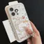 Ốp lưng Puppy trắng ngọt ngào dịu dàng chống rơi dành cho iPhone 17 Pro16/15 Plus 14/13