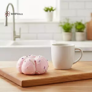 < WHPHous-t > Mô Phỏng Bánh Mì Bí Ngô Đồ Chơi Giảm Căng Thẳng Mềm Không Độc Hại Bóp Fidget Đồ Chơi Cho Trẻ Em Người Lớn Công Sở Đảng Ủng Hộ Đẹp