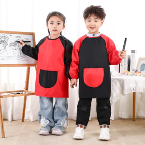 Hoạt Hình An Toàn Trẻ Em Tranh Tạp Dề Thiết Kế Chống Thấm Nước Và Chống Dầu 1 Có Thể Đảo Ngược Vui Làm Bánh, Hoạt Động Nhà Bếp R4ER
