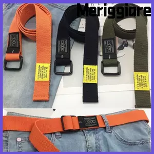 Thắt lưng bện Nylon MERIGGIARE, Thắt lưng đôi đa năng đơn giản, Thắt lưng quần chở hàng thiết kế sang trọng
