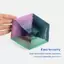 Màu Gradient Eco PLA Lục Giác Fidget Đồ Chơi Xoắn Ốc Giảm Căng Thẳng Cảm Giác Fidget Đồ Chơi Cho ADHD Người Lớn Trẻ Em Quà Tặng