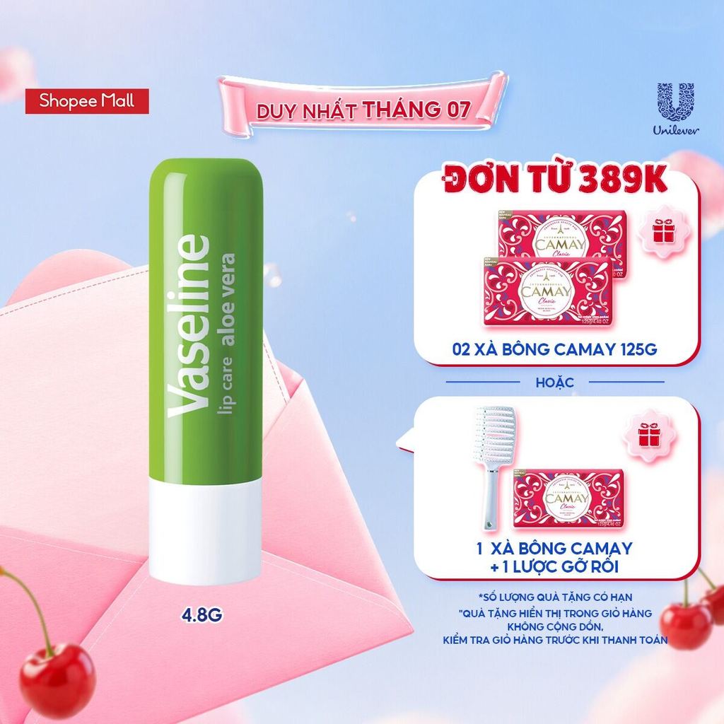 Son Dưỡng Môi Lô Hội Vaseline Lip Care Stick 4.8g