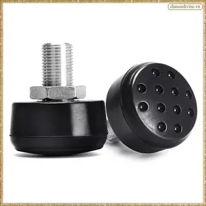 1 Cặp Nút Chặn Ngón Chân Con Lăn 85A Với Bu Lông 9 / 16 Inch (14mm), Nút Chặn Phanh Cao Su Có Thể Điều Chỉnh Cho Ván Trượt Quad Dễ Sử Dụng