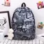 JULYHOT Thời Trang Mới Graffiti Thư Cặp Đôi Túi Đi Học Giải Trí Du Lịch Đa Chức Năng Bapa Massivedeals