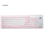 < CarFashion > Bàn phím chơi game silicon mềm chống bụi có thể gập lại 103 phím cho máy tính xách tay / máy tính