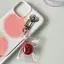 Mặt dây chuyền trái cây WANYEDI, Nút Carabiner chủ đề trái cây quyến rũ điện thoại cà chua, Túi nhựa phong cách dễ thương Mặt dây chuyền Phụ kiện điện thoại