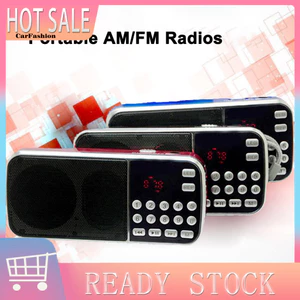 < CarFashion > Y-501 Đài FM Hỗ trợ kỹ thuật số Thẻ TF USB AUX Đèn pin LED di động Loa phát nhạc âm thanh cho điện thoại di động