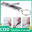 Trong Kho Siêu Mỏng Thép Không Gỉ Cắt Móng Tay Du Lịch Di Động Keychain Làm Móng Tay Công Cụ Cá Tuyết