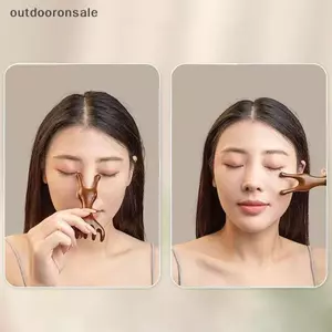 Massage Kinh Tuyến Gỗ Răng Rộng Cho Mặt Mắt Vai Ne Châm Cứu Trị Liệu FSI