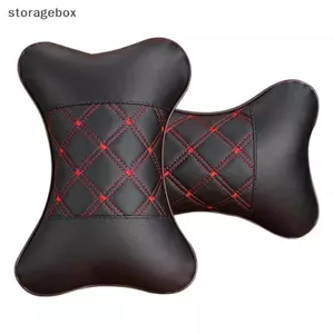 2 Chiếc Pu Ghế Ô Tô Ne Gối Thoáng Khí Đầu Tự Động Ne Rest Đệm Ne Hỗ Trợ Tựa Đầu Cổ Tử Cung Gối Ô Tô Mềm Đẹp