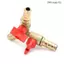 Van bi tắt 3 chiều Tee Brass Y 3 / 8 "Dầu khí nhiên liệu Barb - Pa 60-100 [Vn]