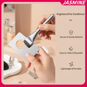 JASMINE 1 / 3 / 4 Bộ Trang Điểm Phấn Puff Có Khay Trộn Cho Dễ Dàng Hàng Ngày Nền Tảng Sử Dụng JASMINE