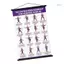 Poster tập thể dục SUIT Taiji dành cho người cao tuổi Biểu đồ treo tường tại nhà với 16 bước đi và bước in rõ ràng Guidan
