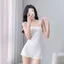 Mùa hè kiểu Pháp Pure Desire One-Piece Loungewear Dây đeo dây lớn Quần short một mảnh Slim-fit Slimmer Look Sexy Girl Loungewear Women