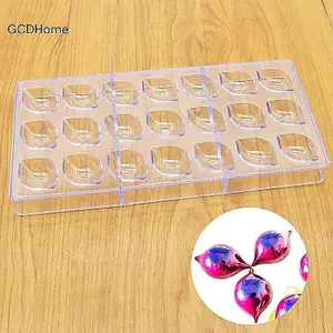 GCDHome Nhựa Trong Suốt Acrylic Khuôn Làm Socola Polycarbonate Lemon model HOT