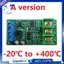 DC 8-25V PT100 Bộ chuyển đổi nhiệt độ sang nhiệt độ RS485 Modbus RTU RTD Bộ mô-đun cảm biến PTA9B01