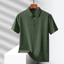 21 Màu Sắc Liền Mạch Nhiều Lớp Nylon Băng Lụa Ngắn Tay Áo Polo Nam Cao Cấp Áo Sơ Mi Polo Nam Tay Ngắn Áo Sơ Mi Polo Nam K8JF