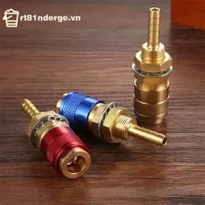 GE Làm Mát Gas Adapter Đầu Nối Kẹp Máy Hàn Qui Lắp Nữ Nước Nam MIG TIG Hàn Đèn Pin Dụng Cụ Máy Hàn VN