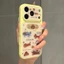 Ốp điện thoại Acrylic hoạt hình Dreaming Puppy cho IPhone 16 15 14 17 Pro Max Vỏ bảo vệ chống sốc