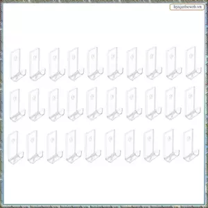30 Cái Giá đỡ Vinyl Acrylic tối giản Giá đỡ tường Ghi âm để hiển thị CD