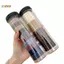 < Honeyba > 20 Cái / hộp Vòng Khăn Đóng Hộp Đàn Hồi Cao Liền Mạch Đơn Giản Màu Sắc Chắc Chắn Vòng Tóc Đuôi Ngựa Giá Đỡ Dây Tóc Phụ Kiện Tóc Đẹp