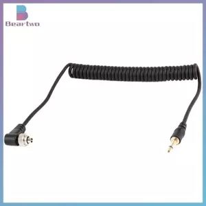 < beartwo > Vít cáp đồng bộ Flash PC 3,5mm sang nam cho đèn Studio kích hoạt Mới