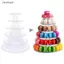 Ziyulinyuk 6 / 10 Tầng Macaron Đế Trưng Bày Cupcake Tháp Ra Đế Bánh Khay Nhựa Cho Đám Cưới Sinh Nhật Trang Trí Bánh Dụng Cụ Làm Bánh VN