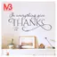 Tôi Trong 5: 18 Kinh Thánh Lễ Tạ Ơn Trích Dẫn Nghệ Thuật Vinyl Dán Tường Đề Can Trang Trí Nhà