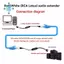 Bộ mở rộng âm thanh Cáp mạng 100M Đỏ trắng sang RJ45 Mở rộng truyền tín hiệu 100m cho người chơi âm thanh