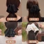 Váy Satin Ruy Băng Thanh Lịch Nửa Ngón Đuôi Ngựa Kẹp Lưng Đầu Tóc Top Kẹp Cá Mập Kẹp Phụ Kiện Tóc Đầu YJPB