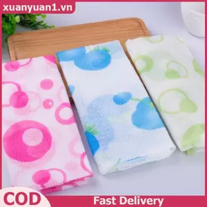 XUAN Nylon Giặt Khăn Vải Làm Đẹp Da Toàn Thân Tẩy Tế Bào Chết Tắm Giặt Phòng Tắm VN