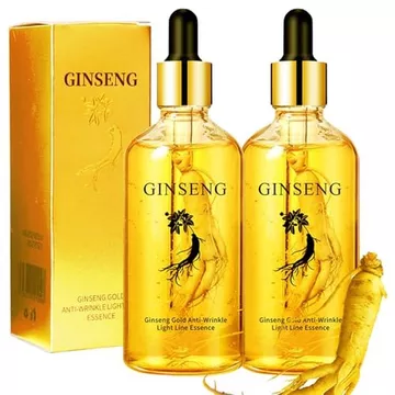2 Tinh chất chống lão hóa nhân sâm Polypeptide, Chiết xuất nhân sâm Serum chống nhăn Vàng sâm Hàn Quốc Tinh dầu chống lão hóa để thắt chặt da chảy xệ Giảm nếp Moisturi