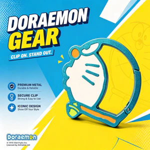 Móc khóa kim loại Doraemon, mặt dây kim loại, móc khóa mèo Ding Dong, trang trí túi xách, quà tặng cho bạn bè