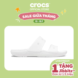 Dép Xăng Đan Unisex Crocs Classic - White - 206761-100