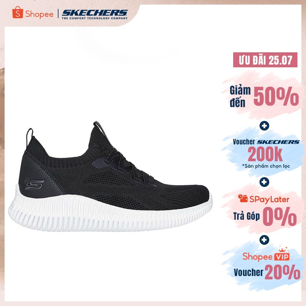 [ĐỘC QUYỀN ONLINE] Giày Thể Thao Nữ Skechers BOBS Geo Lite Divine Look Thường Ngày - 117427-BLK Memory Foam Online Sale